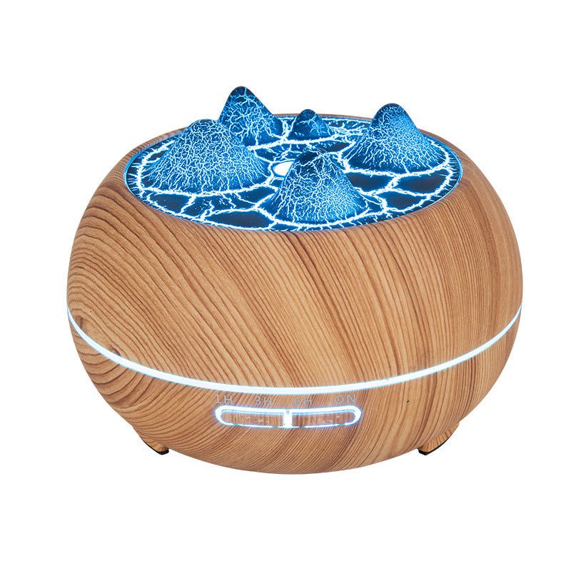 Atmosphere Flame Mountain Wood Grain HumidifierRozalRetail®0Product information: Power type: USB Noise: 36-45dB Shape: round Rated Power: 2(W) Operation mode: Remote control Applicable area: 10-20 square meters Function: anioAtmosphere Flame Mountain Wood Grain Humidifier