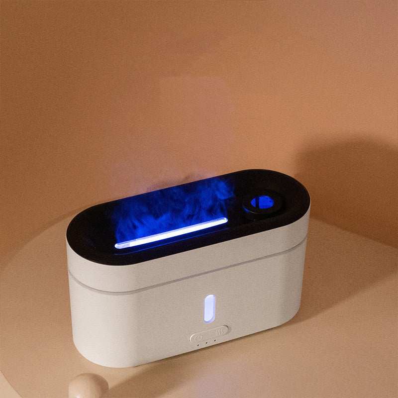 FlameMist Aromatherapy DiffuserRozalRetail®0Product Information:
 


 Power mode: USB
 
 Functions: humidifying, refreshing, aromatherapy, timing, sleep aid, nebulizer, mute, fragrance expansion
 
 Shape: SquaFlameMist Aromatherapy Diffuser