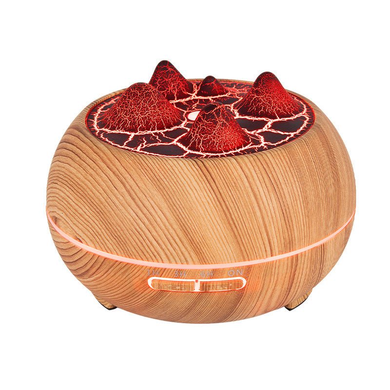 Atmosphere Flame Mountain Wood Grain HumidifierRozalRetail®0Product information: Power type: USB Noise: 36-45dB Shape: round Rated Power: 2(W) Operation mode: Remote control Applicable area: 10-20 square meters Function: anioAtmosphere Flame Mountain Wood Grain Humidifier