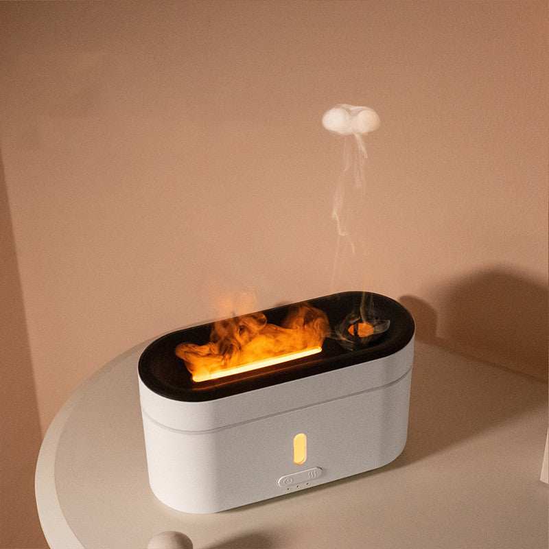 FlameMist Aromatherapy DiffuserRozalRetail®0Product Information:
 


 Power mode: USB
 
 Functions: humidifying, refreshing, aromatherapy, timing, sleep aid, nebulizer, mute, fragrance expansion
 
 Shape: SquaFlameMist Aromatherapy Diffuser