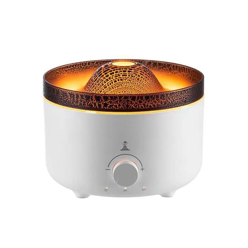 SimFlame Volcano HumidifierRozalRetail®0Overview:


 1. Simulated flame light——Orange and blue light,create romantic and warm atmosphere.
 
 2. Aroma diffuser——Can be added essential oil,spread pleasing frSimFlame Volcano Humidifier