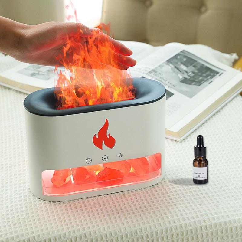 Flame Humidifier Household EssentialRozalRetail®0Product information: 
Power supply mode: USB plug-in Functions: humidification, aromatherapy, ultrasonic, mute, touch type, lighting, fragrance expansion, others ShaFlame Humidifier Household Essential