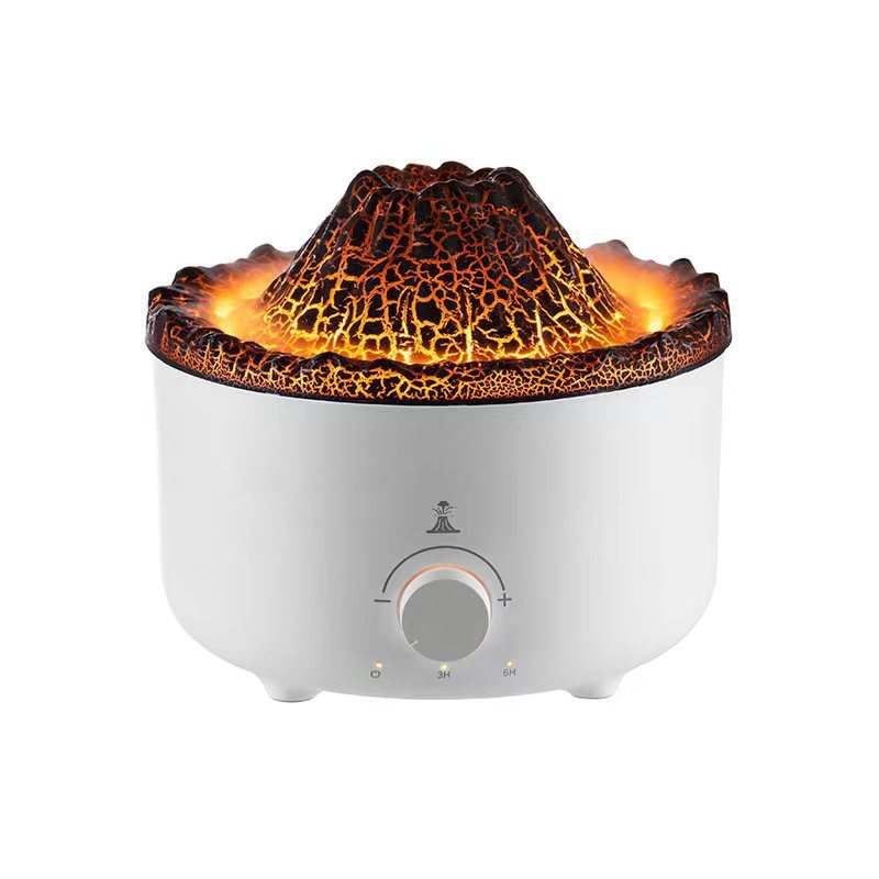 SimFlame Volcano HumidifierRozalRetail®0Overview:


 1. Simulated flame light——Orange and blue light,create romantic and warm atmosphere.
 
 2. Aroma diffuser——Can be added essential oil,spread pleasing frSimFlame Volcano Humidifier